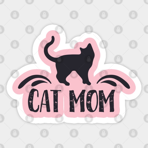 Cat mom Sticker by holidaystore